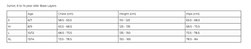 Kombi B2 Merino Blend Crew Top Child & Junior 190g Mid-weight Base Layers