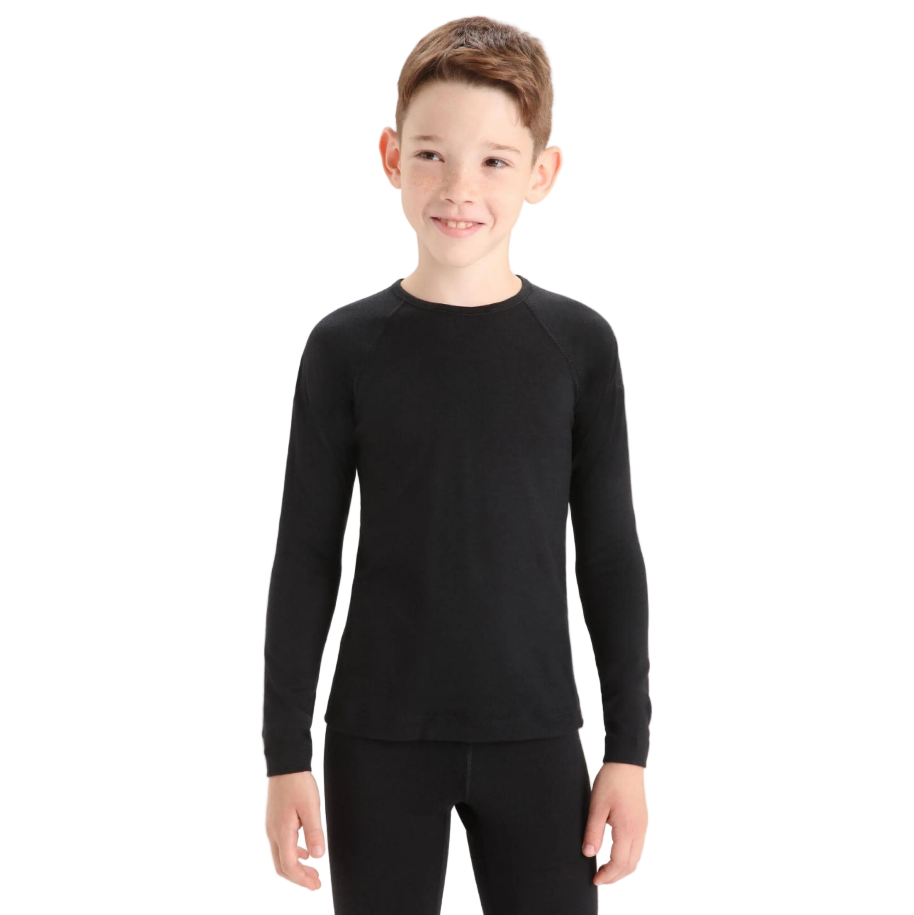 Icebreaker Kids Merino 200 Oasis Long Sleeve Crewe Thermal Top